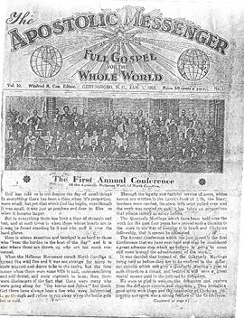 Apostolic Messenger 01-01-1912