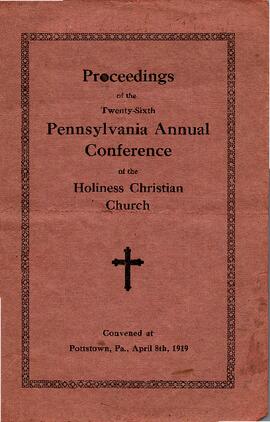 Pennsylvania Holiness Christian Church - 1919