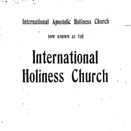 Go to International Holiness Church (1882-1922)