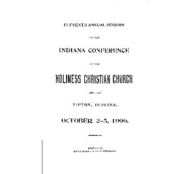 Indiana Holiness Christian Church -1906