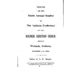 Indiana Holiness Christian Church -1904