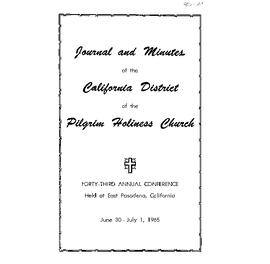 California Conference - 1965
