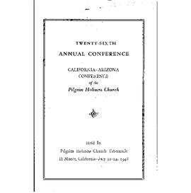 California-Arizona Conference Minutes 1948