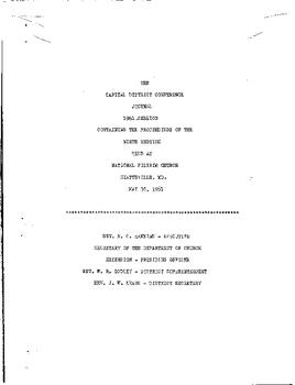 Capital Conference 1961