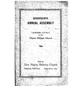 California Conference - 1939