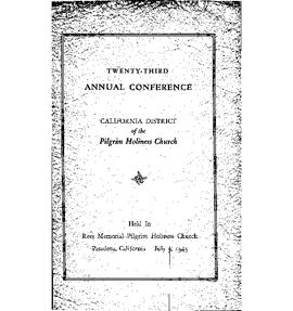 California Conference - 1945