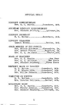 Arkansas-Louisiana Conference Minutes 1935