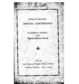 California Conference - 1944