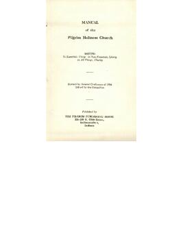 1954 PHC Manual