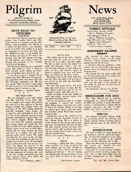 Pilgrim News 1956