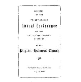 California-Arizona Conference Minutes 1954