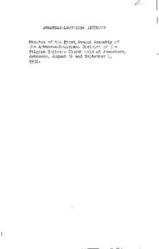 Arkansas-Louisiana Conference Minutes 1931