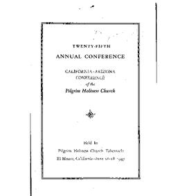 California-Arizona Conference Minutes 1947