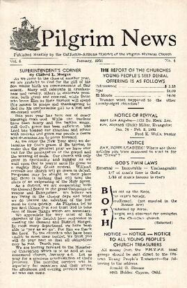 Pilgrim News 1951
