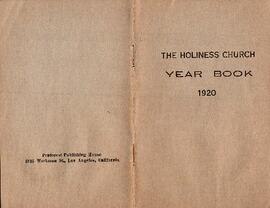 Yearbook of The Holiness Church 1920