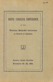 South Carolina Conference Minutes 1924