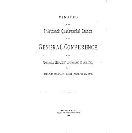 1891 General Conference Journal (WMC)