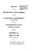 Lockport Conference-1936