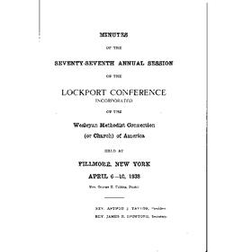 Lockport Conference-1938