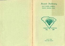 South Carolina Conference Diamond Anniversary Service Program