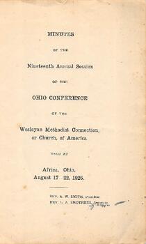 Ohio Conference Minutes 1926