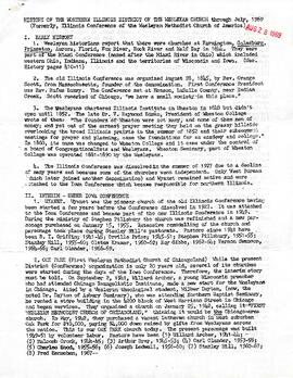 Illinois Conference History (1844–1969)