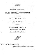 South Georgia Conference Minutes 1944