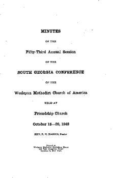 South Georgia Conference Minutes 1948