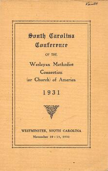South Carolina Conference Minutes 1931