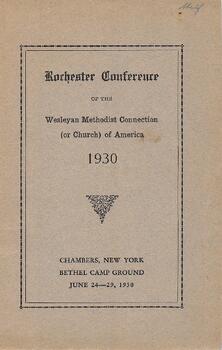 Rochester Conference Minutes 1930