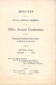 Ohio Conference Minutes 1912