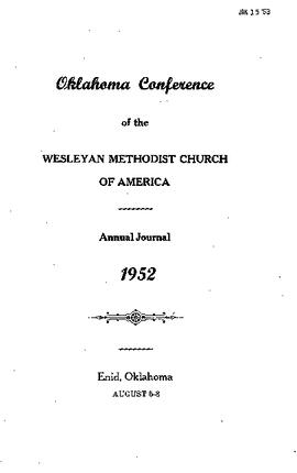 Oklahoma Conference Minutes 1952
