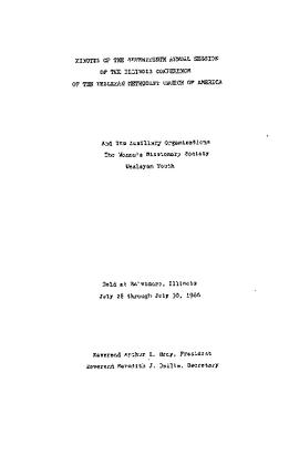 Illinois Conference-1966