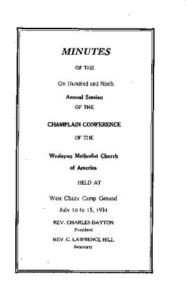 Champlain Conference-1951