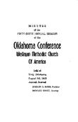 Oklahoma Conference Minutes 1959