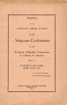 Syracuse Conference Minutes 1911