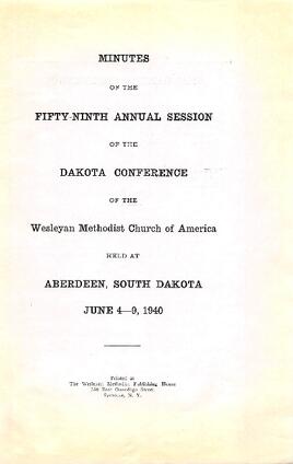 Dakota Conference-1940