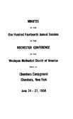 Rochester Conference Minutes 1958