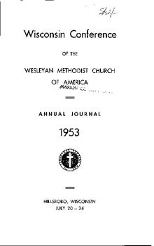 Wisconsin Conference Minutes 1953