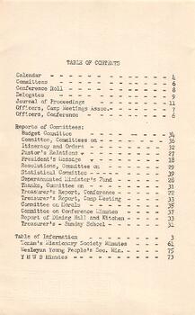 Wisconsin Conference Minutes 1949