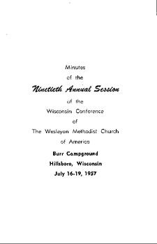 Wisconsin Conference Minutes 1957