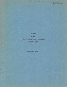 South Ohio Conference Minutes 1965