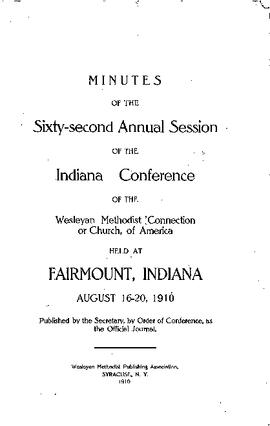 Indiana Conference-1910