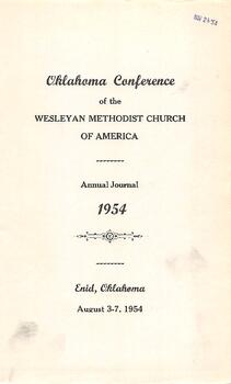 Oklahoma Conference Minutes 1954