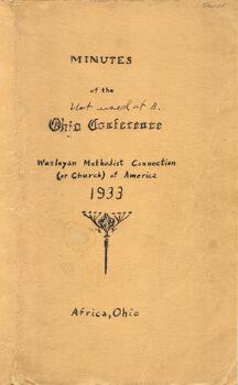 Ohio Conference Minutes 1933
