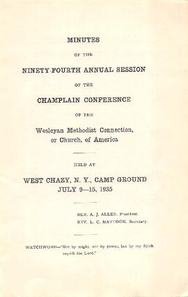 Champlain Conference-1935