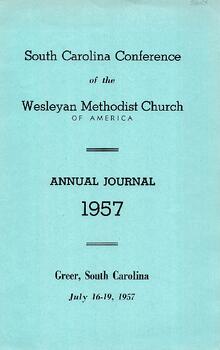 South Carolina Conference Minutes 1957