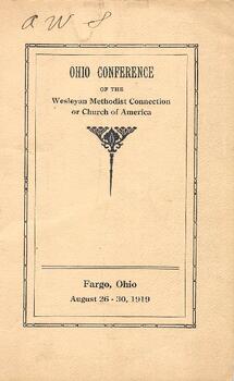 Ohio Conference Minutes 1919