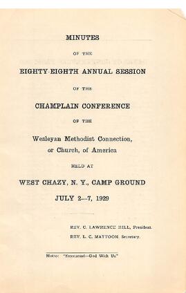 Champlain Conference-1929