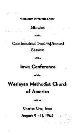 Iowa Conference-1965